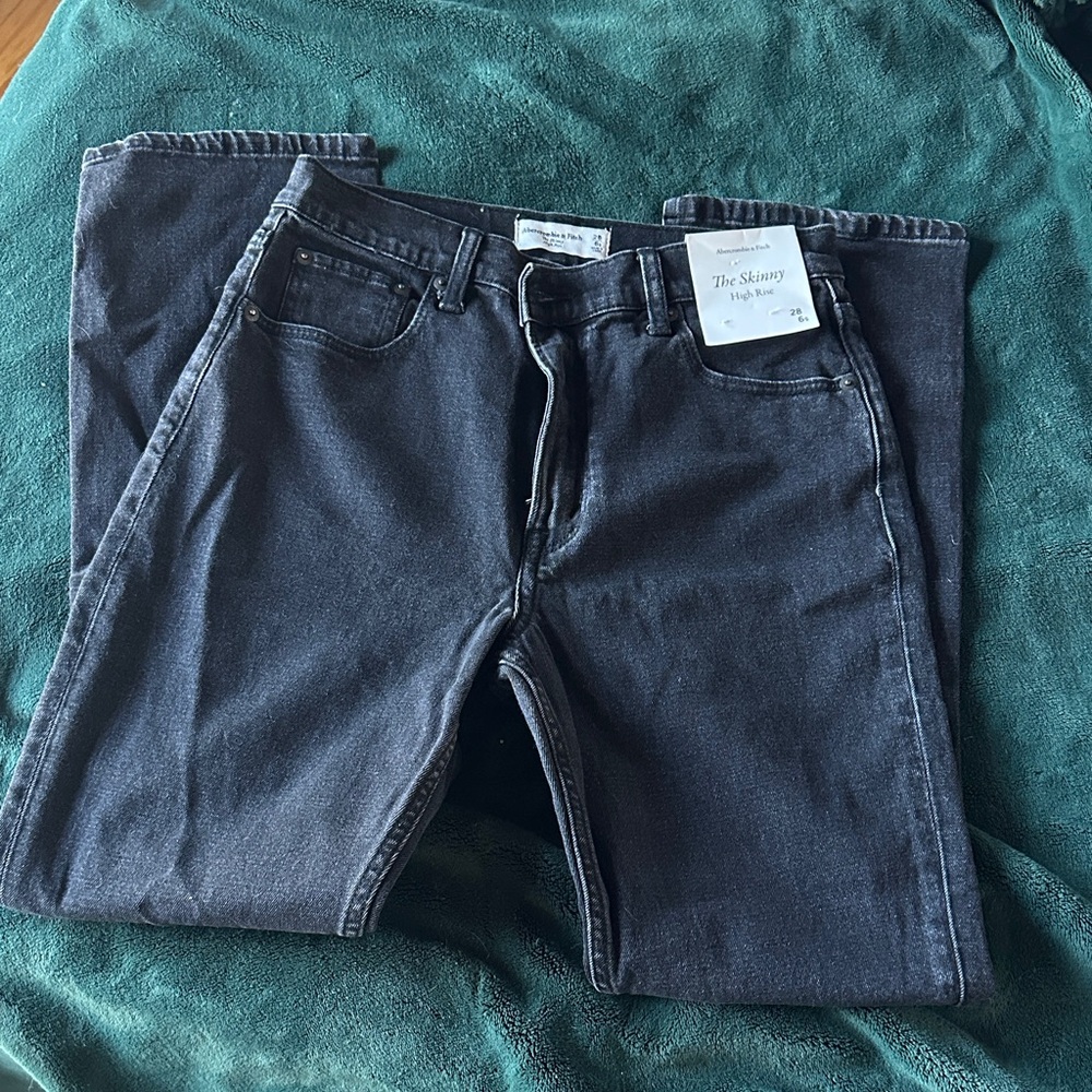 Black slit flare Jeans